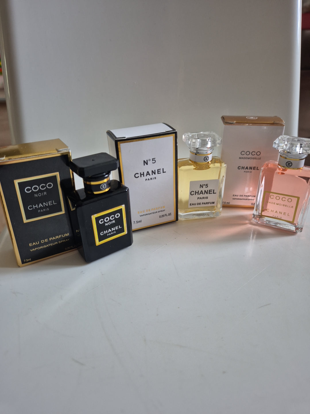 Chanel 7.5ml ×3 mix miniatures perfume bundle gift set