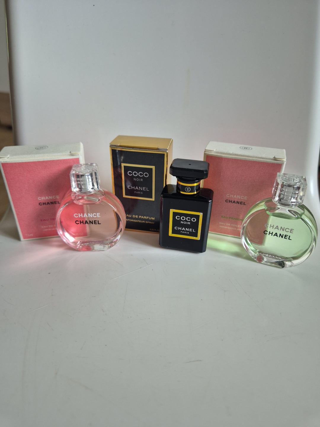 Ladies chanel 7.5ml Coco and chance mix bundle minis fragrance