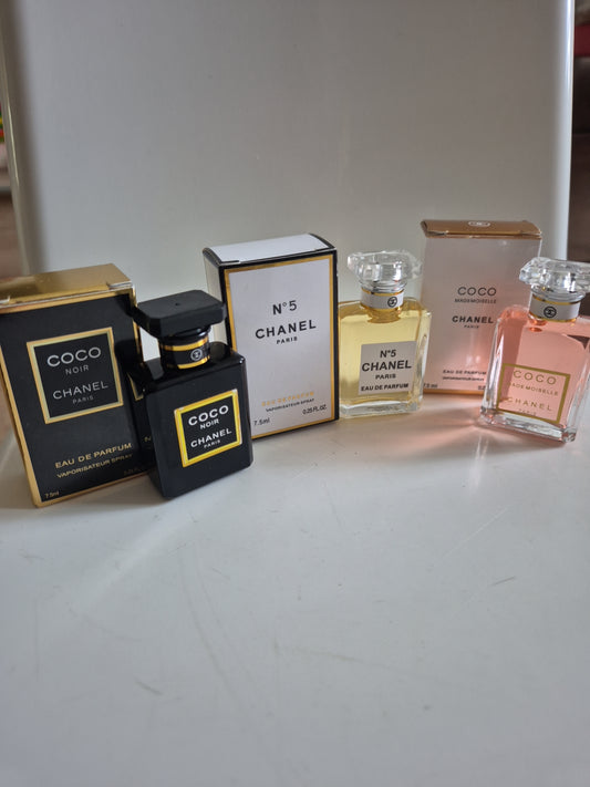 Chanel 7.5ml ×3 mix miniatures perfume bundle gift set
